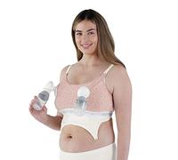Bravado Designs Sustainable Clip and Pump Hands-Free Pumping Accessory | Pink Leopard | L