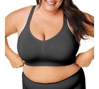 Bravado Designs Sustainable Everyday Bra Smoothing Seamless Wirefree Sculpt Bra Black XL-Plus