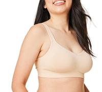 Bravado Designs Sustainable Everyday Bra Smoothing Seamless Wirefree Sculpt Bra Butterscotch XXL