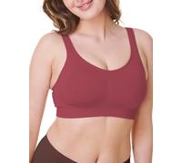 Bravado Designs Sustainable Everyday Bra Smoothing Seamless Wirefree Sculpt Bra Lipstick M