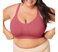 Bravado Designs Sustainable Everyday Bra Smoothing Seamless Wirefree Sculpt Bra Lipstick M-Plus