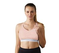 BRAVADO! DESIGNS Women's Original Maternity & Nursing Sleep Bra, Cotton-Moda, Pink Leopard-Full Cup, M