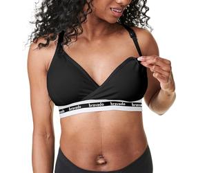 Bravado Designs Womens Soft Original Maternity & Nursing Bra Patterned Bra Black M