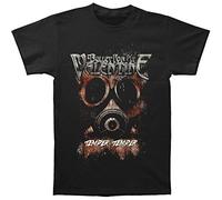 Bravado Men's Bullet for My Valentine Temper Temper Gas Mask T Shirt, Black, L UK