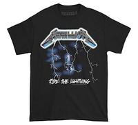 Bravado Men's Metallica- Ride Lightning T-Shirt, Black, XL