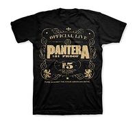 Bravado Men's Pantera 101 Proof T Shirt, Black, XXL