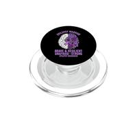 Brave And Resilient Epilepsy Warrior PopSockets PopGrip for MagSafe