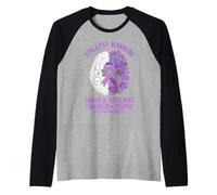 Brave and Resilient Epilepsy Warrior Raglan Baseball Tee