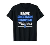 Brave Angelman Syndrome Princess Angelman Syndrome Awareness T-Shirt