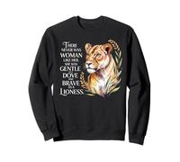 Brave As Lioness Lion Animal Lioness Women Lioness Sweatshirt