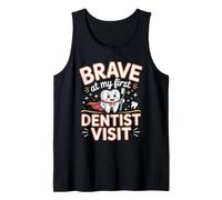Brave at My First Dentist Visit Pediatric Dentistry Tank Top