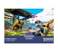 Brave Battle with Beasts 1000 Pieces Jigsaws for Adults Fun, Challenging & Brainteasing Beautiful Home Decoration Challenge High Difficulty 38x26cm/1000pcs