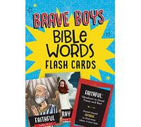 Brave Boys Bible Words Flash Cards