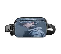 Brave Boys Dark Gray Cute Fanny Waist Pack for Women Men Small Sling Chest Bag with Adjustable Strap for Travel Gym Work, Brave Boys Dark Gray, 1 size, Brave Boys Dark Gray, 1 size