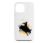 Brave Bull Rider in Rodeo Action Case for iPhone 13 Pro Max