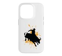 Brave Bull Rider in Rodeo Action Case for iPhone 14 Pro