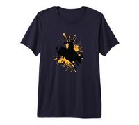 Brave Bull Rider in Rodeo Action Premium T-Shirt