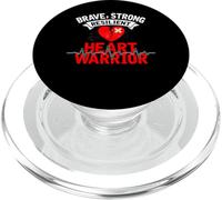 Brave Congenital Heart Defect Warrior CHD Awareness PopSockets PopGrip for MagSafe