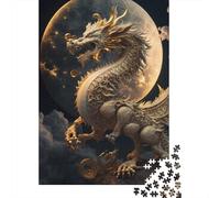 Brave Dragon Puzzle for Teenagers 1000 Pieces Puzzle Brain Teaser Puzzles For Adults 1000pcs (75x50cm)
