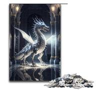 Brave Dragon Puzzles Pieces for Adults Wooden Puzzles Family Interactive Game Craft Gift with Colorful Artwork 1000 PCS(75x50cm)
