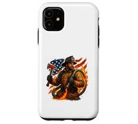 Brave Firefighter American Hero Artwork Case for iPhone 11
