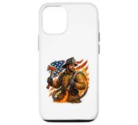 Brave Firefighter American Hero Artwork Case for iPhone 12/12 Pro
