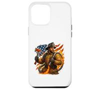 Brave Firefighter American Hero Artwork Case for iPhone 12 Pro Max