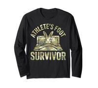 Brave Foot Fungus Athlete's Foot Survivor Long Sleeve T-Shirt