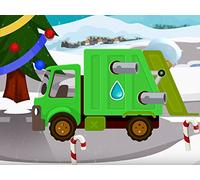 Brave Garbage Truck Cleanery saves the Planet of Presents