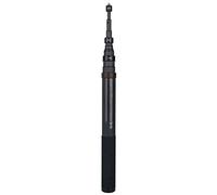 Brave Heart 36cm Extended to 3m (118 inch) Super Long Carbon Fiber Invisible Selfie Stick for Insta360 x5 Insta 360 X4 X3 X2 X ONE R RS for DJI OSMO 360 Action Camera Accessories(Coffee)