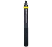 Brave Heart Carbon Fiber Selfie Stick, 14-118 Inches Extended Length Invisible Selfie Stick for Insta360 Insta 360 X5 x4 x3 x2 x for DJI OSMO 360 Accessories (Gold)