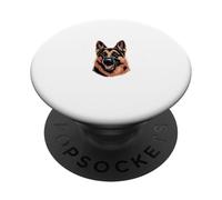 Brave Heart Loyal Soul German Shepherd Loyalty Design PopSockets Adhesive PopGrip
