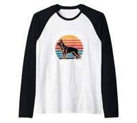 Brave Heart Loyal Soul German Shepherd Tribute Graphic Raglan Baseball Tee