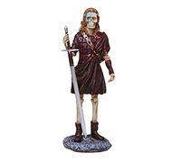 Brave Heart Scottish Warrior Skeleton Statue Figurine by PTC