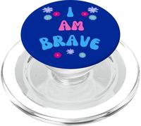 BRAVE I AM BRAVE PRESENT FOR BRAVERY PopSockets PopGrip for MagSafe