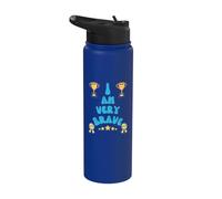 Brave I AM Brave Present for Bravery Stainless Steel Insulated Water Bottle