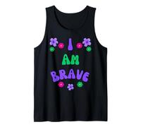 Brave I AM Brave Present for Bravery Tank Top