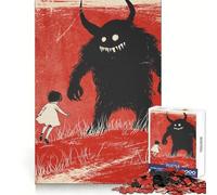 Brave Jigsaw Puzzles 1000 Pieces for Teenagers Thinking Skill Light Enjoyment Neat Edges (38x26cm)