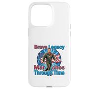 Brave Legacy Marching Patriot Tribute Design Case for iPhone 15 Pro Max