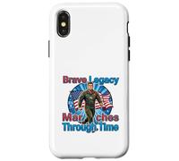 Brave Legacy Marching Patriot Tribute Design Case for iPhone X/XS