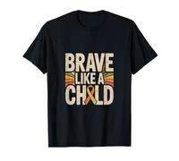 Brave Like A Child Awareness Ribbon Tee T-Shirt