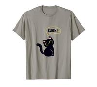Brave Little Kitty Roar Design T-Shirt