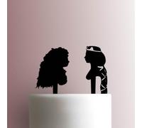 Brave ? Merida and Elinor - Acrylic Cake Topper 8 Inch Width/Light Green