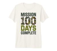 Brave Mission 100 Days School Complete Little Soldier Force Premium T-Shirt