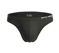 BRAVE PERSON 29 Silky Men's Bikini Briefs Sexy Low-Rise Underwear, Black, Small