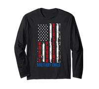Brave Proud Resilient Military Child Support Long Sleeve T-Shirt