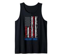 Brave Proud Resilient Military Child Support Tank Top