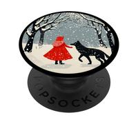 Brave Red Riding Hood for a Magical and Fairy Tale Statement PopSockets Adhesive PopGrip