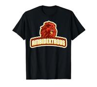 Brave Roaring Ambidextrous Value Graphic T-Shirt, Men, Black, L