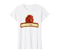 Brave Roaring Ambidextrous Value Graphic T-Shirt, Women, White, S